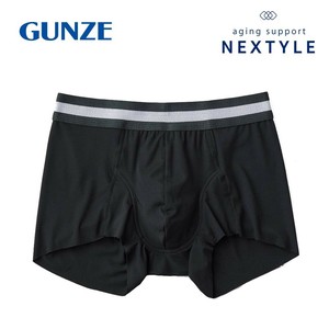 グンゼ ボクサーブリーフ NEXTYLE 尿じみ防止 ブラック L NE7082A