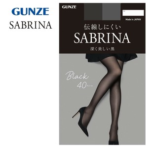 グンゼ タイツ SABRINA 40デニール シアー ブラック ML SB565M