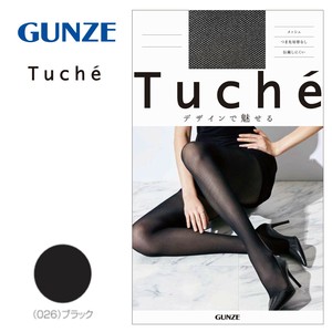グンゼ ストッキング Tuche(トゥシェ) メッシュ ブラック ML TH903G