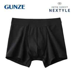 グンゼ ボクサーブリーフ NEXTYLE 尿じみ防止 ブラック L NE1380