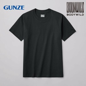 グンゼ Tシャツ BODYWILD 半袖 丸首 厚手 ブラック M BW1913