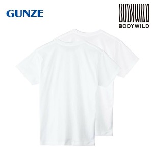 グンゼ インナーTシャツ BODYWILD 半袖 クルーネック 2枚組 ホワイト M BW5013A