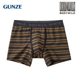グンゼ ボクサーパンツ BODYWILD 前あき モスグリーン L BWB004A