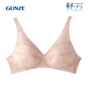グンゼ ノンワイヤーブラジャー 軽ブラ(しっかり包む) アンティックローズ M EB1229N