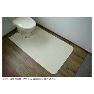 拭けるマットシリーズ トイレマット ホワイトアッシュ 60×60cm (ミニ)