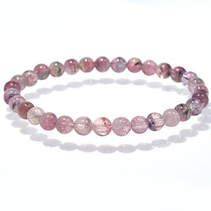 Gemstone Bracelet Opal/Tourmaline Pink 6mm