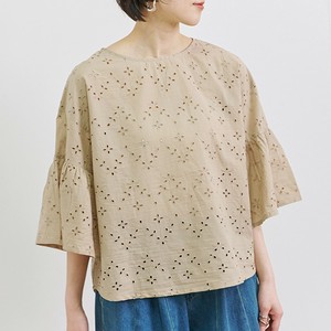 綿キャンブリック　レース刺繍ブラウス SS【2025新作】