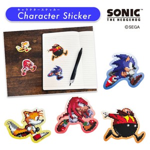 キャラクターステッカー "ソニック" テイルズ　ナックルズ　エッグマン