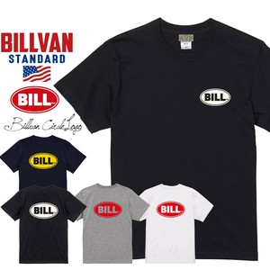 T 恤/上衣 半袖T恤 BILLVAN 后背印花