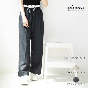 长裤 新商品 2025年 腰部 宽松 竖纹 春夏