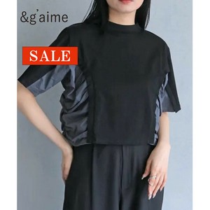 &g'aime T-shirt T-Shirt Switching [S/S NEW]