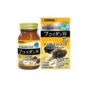 明治薬品 健康きらりフコイダンW 90粒 30日分 機能性表示食品 / サプリメント