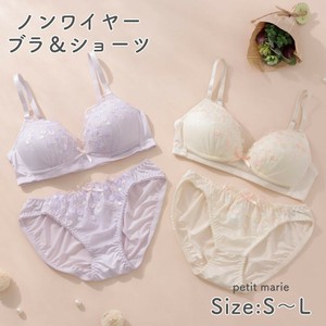 チェリーレースノンワイヤーブラ＆ショーツ 243413
