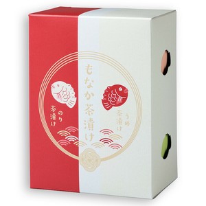 【食品／お茶漬け】鯛型もなかーもなか茶漬け（紅白）
