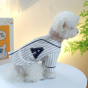 犬服 5サイズ ドッグウェア ペット服 シャツ ストライプ