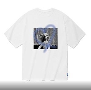 【2025春夏新作】ハートドッグプリントTシャツ