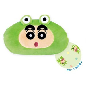 Pen Case Pouch Crayon Shin-chan Frog Face