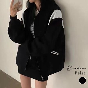 ブルゾン《ジッパースウェットジャケット ワンサイズ》