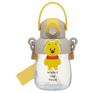 Water Bottle Rubber Mascot Pooh 650ml