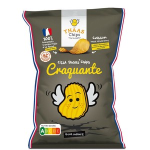 【THAAS　Chips（タ　チップス）】 クリスピー　110g　保存料、人口香料、バーム油不使用｜健康｜ポテト