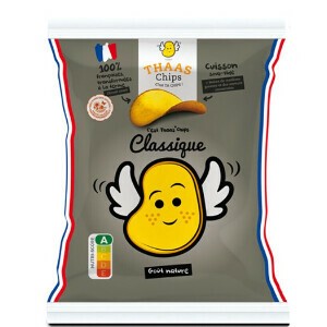 【THAAS　Chips（タ　チップス）】クラシック　40g　保存料、人口香料、バーム油不使用｜健康｜ポテト