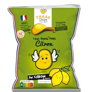 【THAAS　Chips（タ　チップス）】 レモン　110g　保存料、人口香料、バーム油不使用｜健康｜ポテト