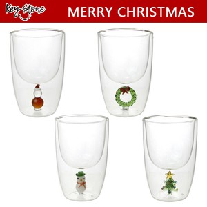 ■クリスマスグッズ■■2025X'mas　先行予約■　ダブルウォールグラス　クリスマスver.