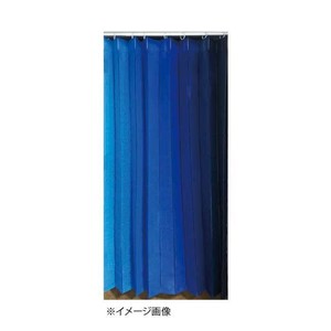 アコーディオン間仕切り約140×170cm グラデーションブルー M5359