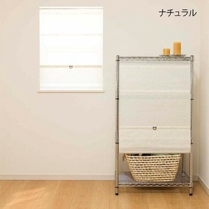 コードレスローマンシェード スレバー 幅30×高さ120　ナチュラル