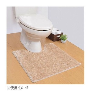ターキッシュシャギー トイレマット 日本製 60×65cm ベージュ