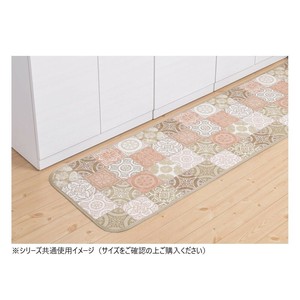 拭けるマットシリーズ アンティグロ キッチンマット 60×120cm ベージュ