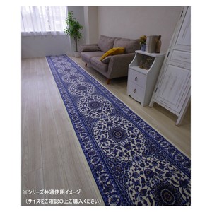エミール 廊下敷きマット(抗菌防臭 吸水速乾) 日本製 80×120cm ブルー