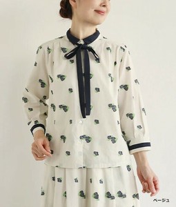 衬衫 花朵 提花 衬衫