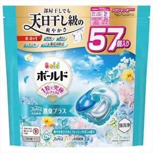 ボールドジェルボール4D爽やかフレッシュフラワーサボンの香りつめかえメガジャンボサイズ