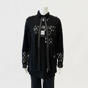 Cardigan Check L Size
