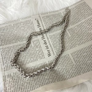 即納【2025新作】太チェーンネックレス　シルバーネックレス　メタルネックレス　アクセサリー
