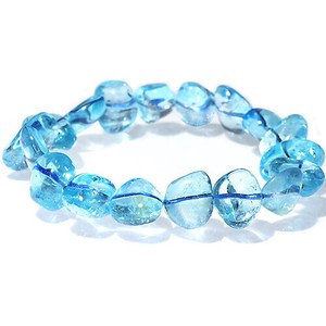 高品質 スイスブルートパーズ タンブル ブレスレット Topaz 黄玉【FOREST 天然石 パワーストーン】