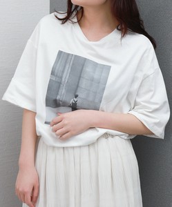 USAコットン・接触冷感　転写プリントTシャツ