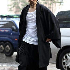 コート カーディガン 長袖 ミドル丈 無地 ゆったり 快適 メンズ ファッション BQ7437