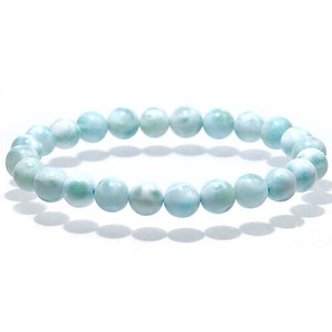 約7mm ラリマー ブルーペクトライト ブレスレット Larimar ドミニカ産 ソーダ珪灰石