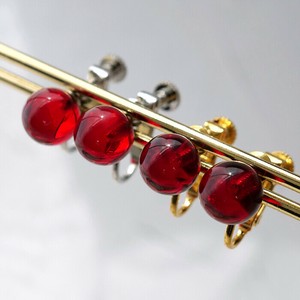 Pierced Earringss Natural Stone Stainless Steel 8mm