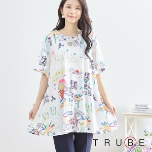 【2025新作】【M〜L】メルヘン柄Aラインチュニック(N13-166)(5号店）FM5