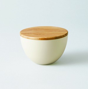 Donburi Bowl Table Ivory Natural Made in Japan