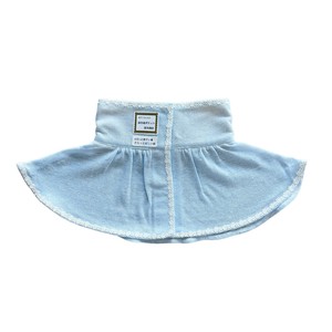 Neck Gaiter V-Neck Cotton Linen