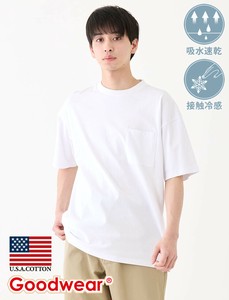 【2025春夏新作】USAコットン吸水速乾BIGポケットTシャツ
