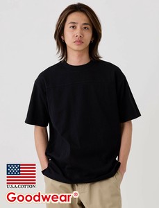 【2025春夏新作】USAコットンフットボール切替Tシャツ