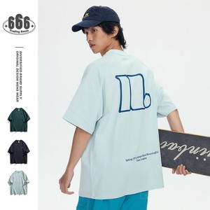 P21391メンズ 男 カットソー Tシャツ トップス 半袖 2024春夏新作 カジュアル 韓国風  字母