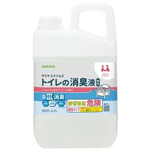 サラヤスマイルズ トイレの消臭液 無色 2700ml 【介護用品】