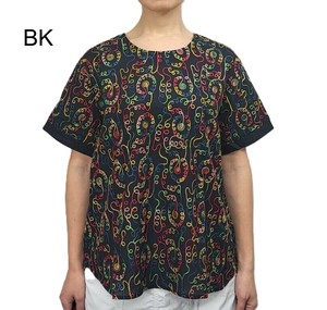 Button Shirt/Blouse Ladies fashion Colorful Short-Sleeved Blouse