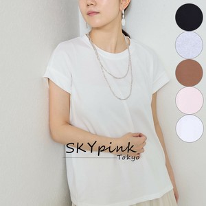 【2025SS新作入荷】フレンチスリーブTシャツ　カットソー　SKYpink東京